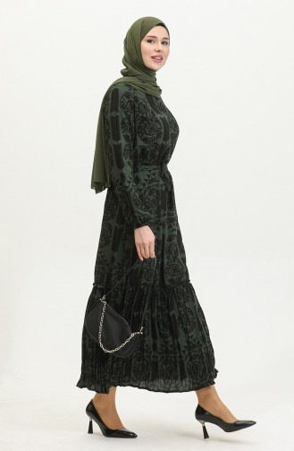 Green İslamitische Jurk 4599-03
