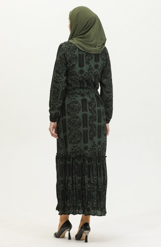 Green İslamitische Jurk 4599-03