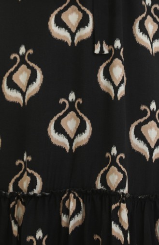 Black İslamitische Jurk 4599A-02