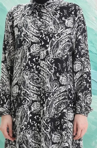 Viscose Buttoned Tunic 992032A-01 Black 992032A-01