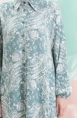 Viscose Tuniek Met Knoopjes 992032A-03 Mintgroen 992032A-03