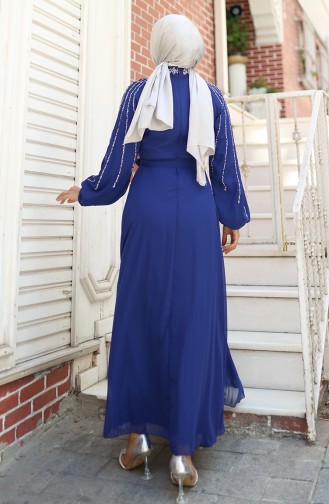 Habillé Hijab Blue roi 5804-03