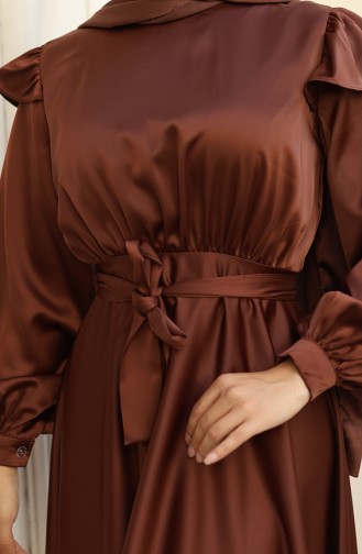 Habillé Hijab Tabac 5805-02