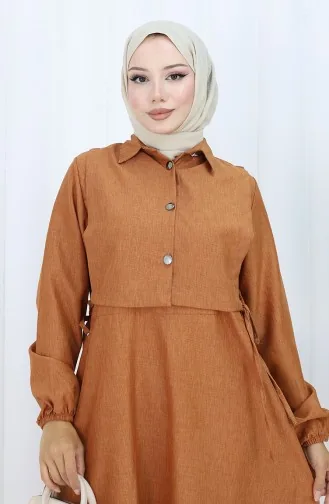 Linnen Vestjurk Tweedelig Pak 2141-02 Tegel 2141-02