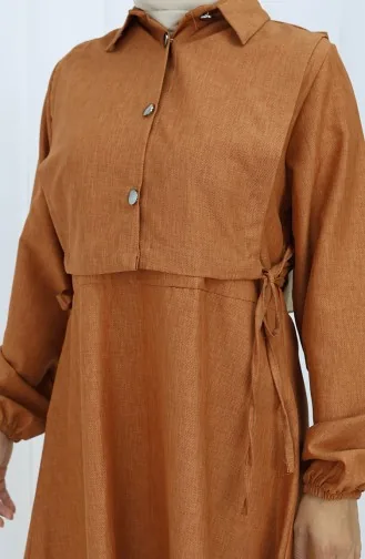 Linnen Vestjurk Tweedelig Pak 2141-02 Tegel 2141-02