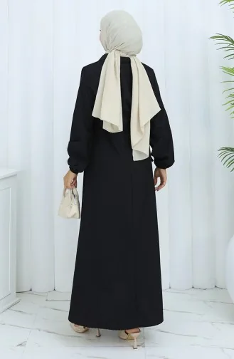 Linnen Vestjurk Tweedelig Pak 2141-10 Zwart 2141-10