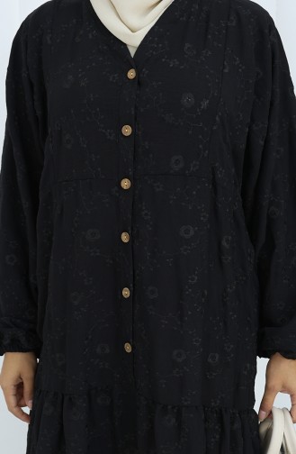 Black İslamitische Jurk 0062-04