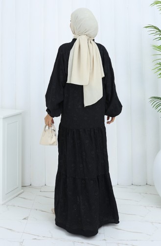 Black İslamitische Jurk 0062-04