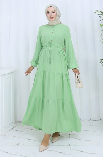 Water Green İslamitische Jurk 0085-11