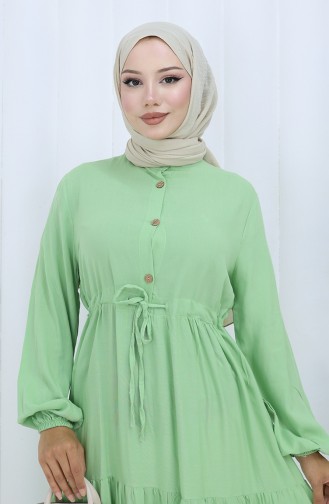Water Green İslamitische Jurk 0085-11