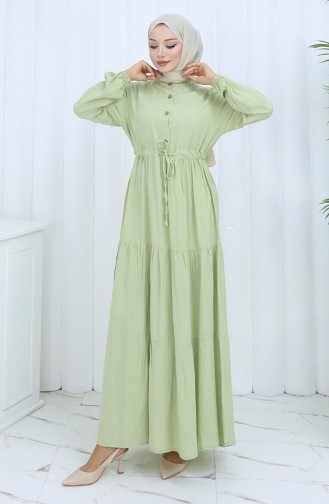 Robe Hijab Vert noisette 0085-14