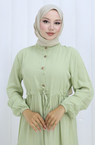 Robe Hijab Vert noisette 0085-14