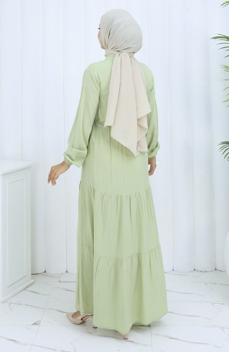 Robe Hijab Vert noisette 0085-14
