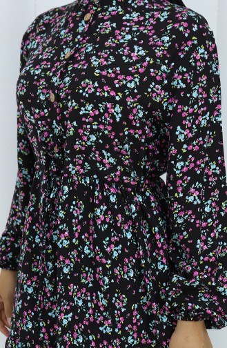 Black Hijab Dress 0139-01