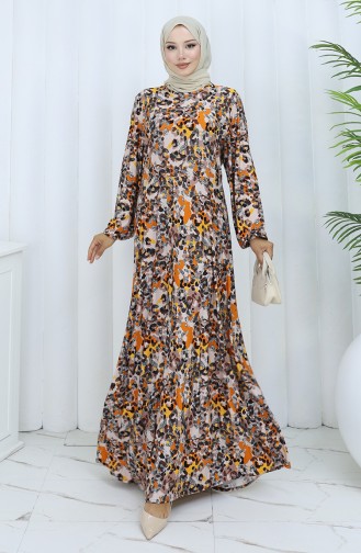 Nerz Hijab Kleider 2135C-03