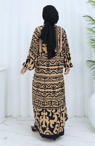 فستان كستنائي 2137-02