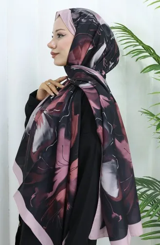 Gemusterter Weicher Schal 70316-01 Schwarzpulver 70316-01