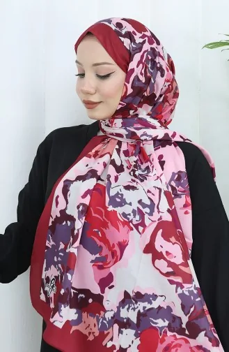 Patterned Soft Shawl 70317-09 Cherry Rose Dried 70317-09