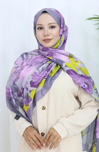 Patterned Soft Shawl 70318-03 Lilac 70318-03
