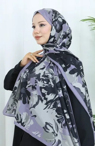 Patterned Soft Shawl 70318-04 Gray 70318-04