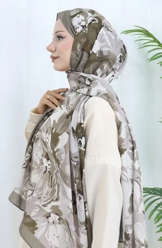 Patterned Soft Shawl 70318-05 Light Beige 70318-05