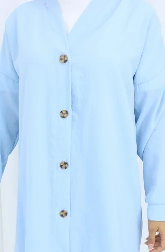 Zweiteiliger Anzug Mit Strickjacke Und Hose 0138-02 Blau 0138-02