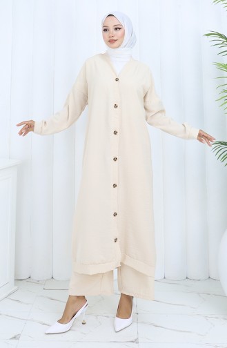 Beige Suit 0138-03