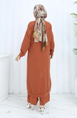 Geknoopt Vest En Pantalon Tweedelig Pak 0138-06 Tegel 0138-06