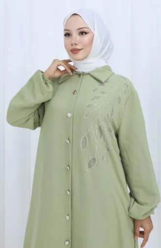 Aerobin Kumaş Tunik Pantolon İkili Takım 2134-02 Haki