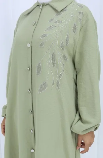 Aerobin Kumaş Tunik Pantolon İkili Takım 2134-02 Haki