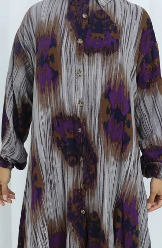 Viscose Stof Tuniek Broek Tweedelig Pak 2143-01 Paars 2143-01