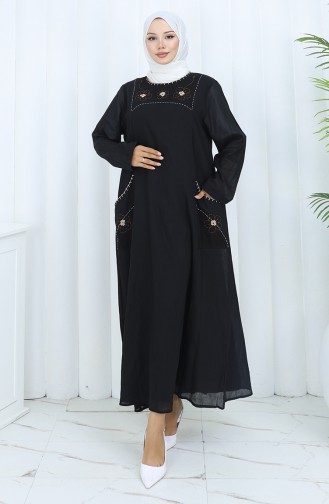 Black Hijab Dress 2048-01