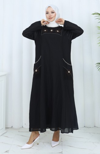 Black Hijab Dress 2048-01