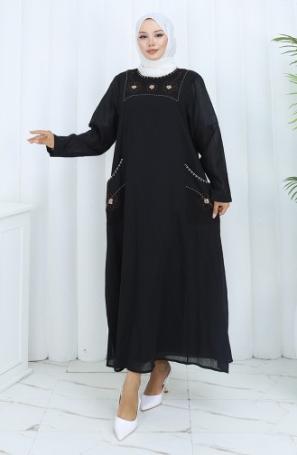 Black Hijab Dress 2048-01