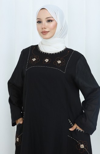 Black Hijab Dress 2048-01