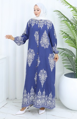 فستان أزرق كحلي 2126-07