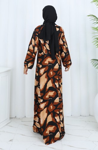 Brown İslamitische Jurk 2136-01