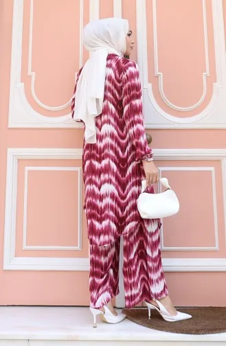 Viscose Stof Tuniek Broek Dubbel Pak 0142-05 Bordeauxrood 0142-05