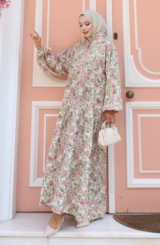 فستان بُني 2148-05