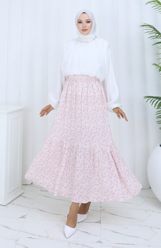 Jupe Rose Pâle 0144-01