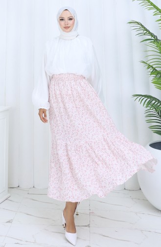 Jupe Rose Pâle 0144-01
