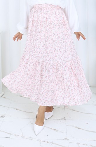 Jupe Rose Pâle 0144-01