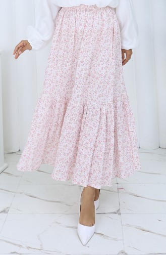 Jupe Rose Pâle 0144-01