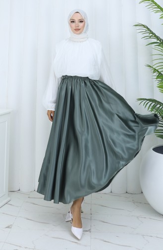 Jupe Vert Moisi 0148-01