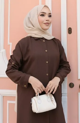 سترة بأزرار 0147-02 بني 0147-02