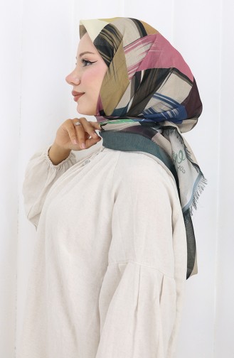 وشاح أخضر زمردي 70320-01