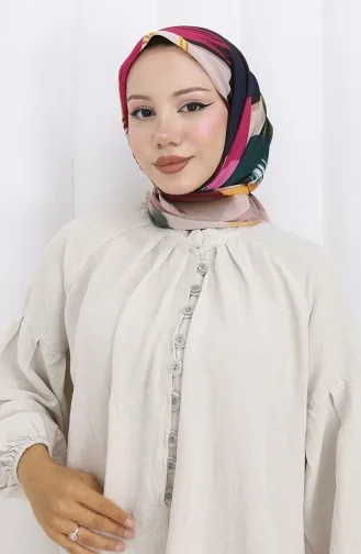 وشاح مطبوع رقميًا 70320-06 بلون بني فاتح 70320-06
