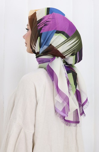 Purple Hoofddoek 70320-08