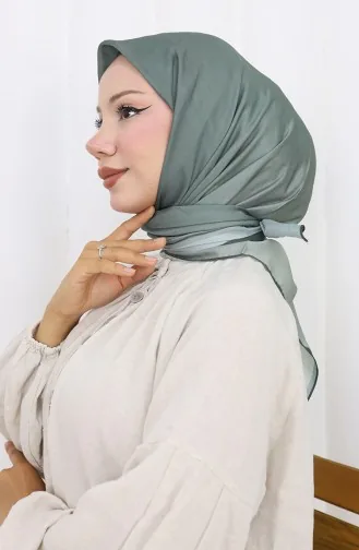 وشاح ناعم سادة 202504-06 أخضر مقولب 202504-06