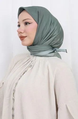 وشاح ناعم سادة 202504-06 أخضر مقولب 202504-06